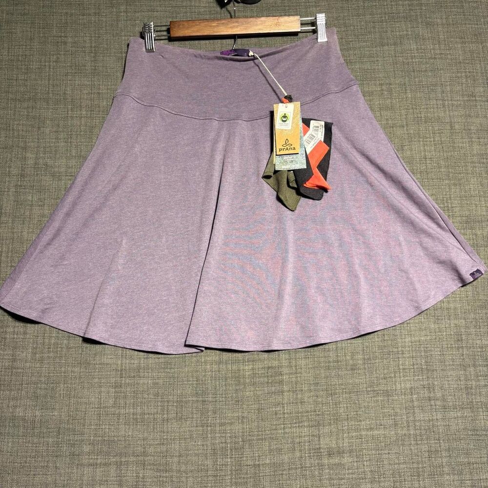 Womens brand new with tags Prana Purple comfort casual Skirt size Small